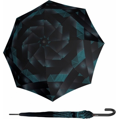 Knirps T .760 Stick Automatic Symphony black elegantný hoľový vystreľovací dáždnik