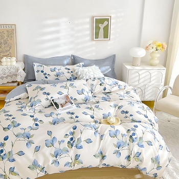 EmonaMall Двулицево спално бельо EmonaMall, 6 части - Модел S19006 (S19006-66666d)