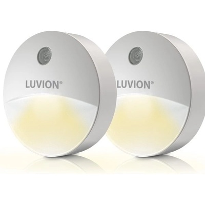 Luvion Нощна LED лампа Luvion - LED Nightlight Duo-pack, White (690481)