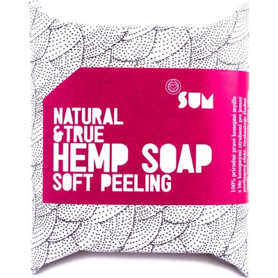 SUM Konopné mydlo Soft Peeling Natural & True 80 g