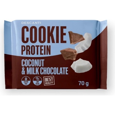 Descanti Cookie Protein Coconut & Milk Chocolate 70 g