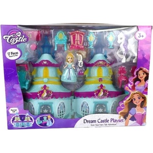 Man Yuk Toys Играчески замък със звук и светлини - комплект от 17 части (sg-29085)
