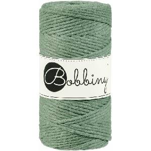 Bobbiny Macrame Cord 3 mm 100 m Eucalyptus Green юта (MS-E016)