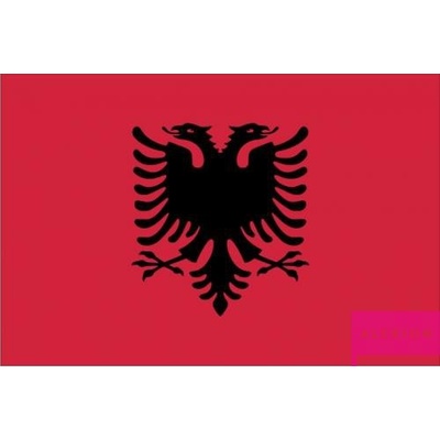 Samolepka vlajky Albánie Alerion