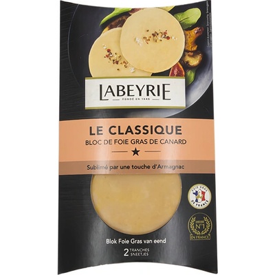 Labeyrie Foie Gras kačacie plátky, 2 ks