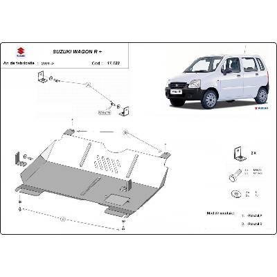 Scut Motor - Румъния Метална кора под двигател suzuki wagon r от 2000 (73733)