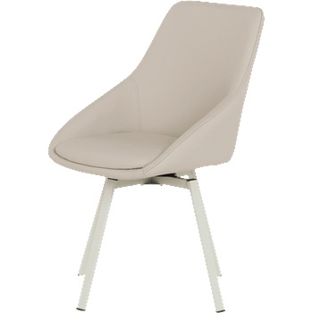 Carmen Трапезен стол wigan 1 силиконова кожа - лате 05 (3532135)