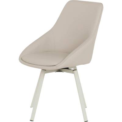 Carmen Трапезен стол wigan 1 силиконова кожа - лате 05 (3532135)