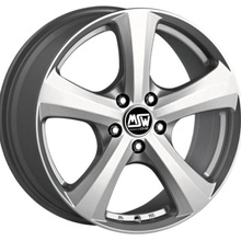 MSW 19 7x16 5x120 ET41 silver