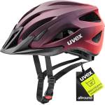 uvex Viva 3 bicycle helmet, Plum - Grapefruit matt, 56-62 cm - S4109841017 (S4109841017)