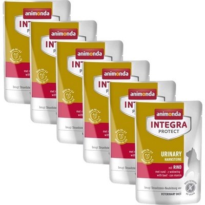 Animonda Integra Protect Cat Harnsteine Urinary hovädzie 6 x 85 g