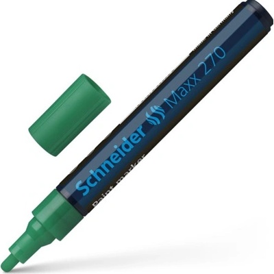 Schneider Перманентен маркер Schneider Maxx 270 зелен объл връх