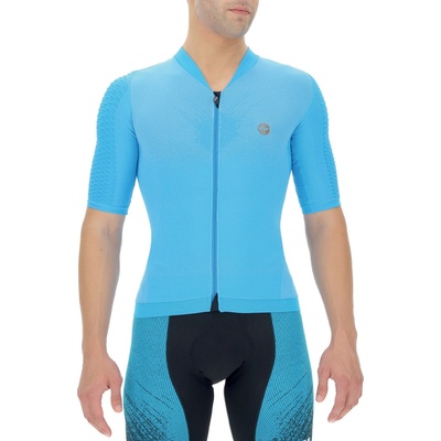 UYN Airwing OW Biking Shirt krátký rukáv Turquoise/Black pánský