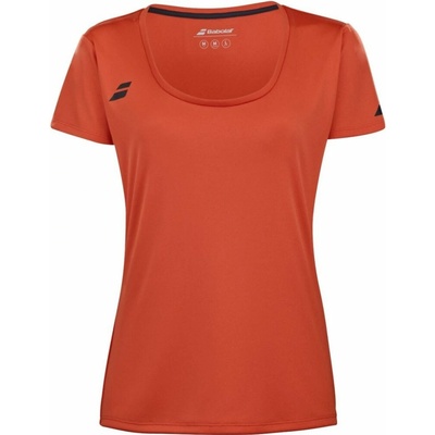 Babolat Dámske tričko Play Cap Sleeve Top Women Fiesta Red