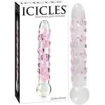 Icicles No. 7 - стъклено дилдо с перли