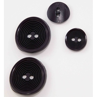 Dierkový gombík - tmavo vínový - rozmer 2,3 cm x 2,5 cmm
