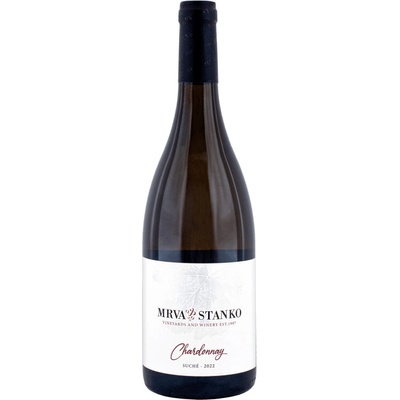 Mrva & Stanko Chardonnay Suché 13,5% 0,75 l (čistá fľaša)