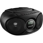TP VISION Philips CD радиокасетофон, FM/MW стерео тунер, 2 x 1 W RMS, черен, forхра (AZ215B)