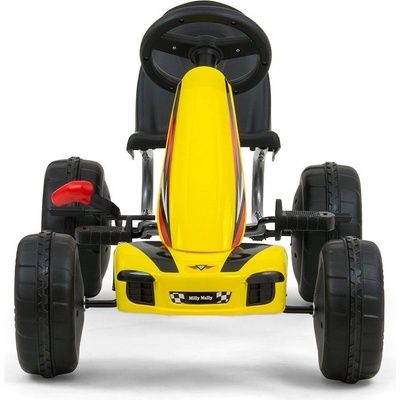 Go-kart šlapací motokára Milly Mally Viper žlutá – Hledejceny.cz