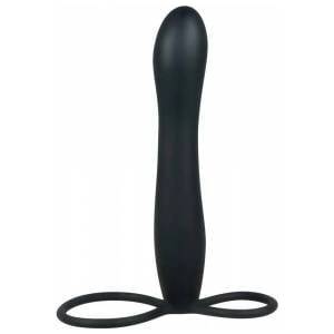 You2Toys Anal Plug Silicone Black 15 cm Dual Loop System