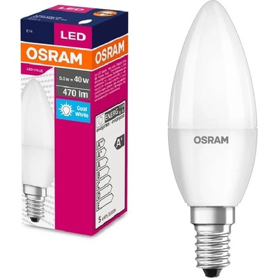 OSRAM LED КРУШКА OSRAM OSRAM VALUE CLB40 4.9W E14 470lm СВЕЩ 4000K (202400752)