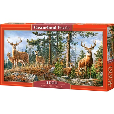 Castorland Пъзел Castorland от 4000 части - Горско семейство (C-400317)