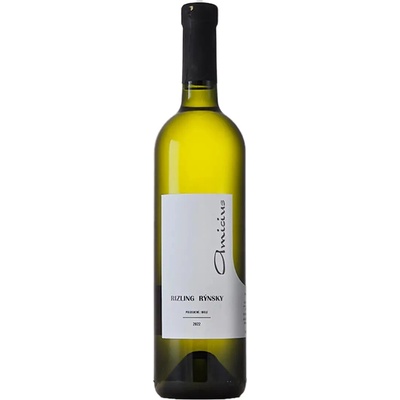Amicius Rizling Rýnsky polosladké biele 12,5% 0,75 l (čistá fľaša)