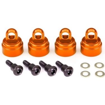 Traxxas алуминиева глава на амортисьор оранжева (4)