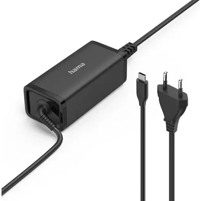 Hama Универсално захранване за лаптоп, USB-C, Gan, (PD), 5-20V/100W (HAMA-200024)