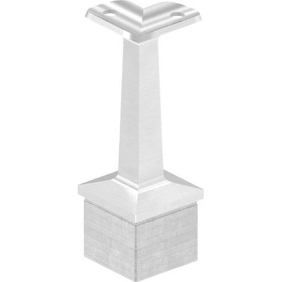 Feldmann 51213-240 - nerezový držiak madla pr. 42,4 mm, na stĺpik pr. 40x40 mm, uhol 90°, pre nerezové zábradlie