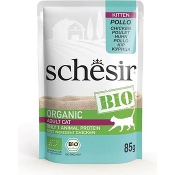 Schesir Cat Bio Kitten Kuracie 85 g