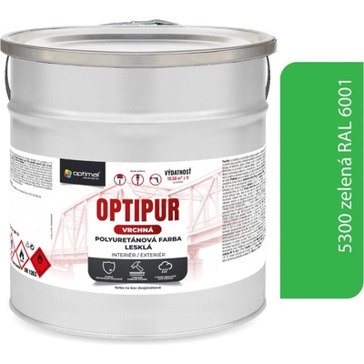 Optimal U2081 OPTIPUR Vrchná polyuretánová farba lesklá 5300 2l RAL 6001