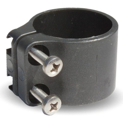 Objímka na sloupek Bekaclip, profil Ø 48 mm, antracitová, plast, 25 ks
