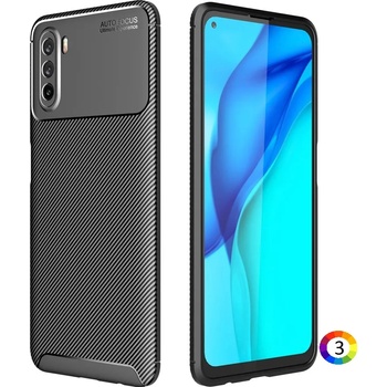 Huawei Mate 40 Lite/Maimang 9 Удароустойчив Carbon Fiber Калъф и Протектор