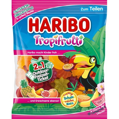 Haribo Tropifrutti želé cukríky s ovocnými príchuťami 175 g