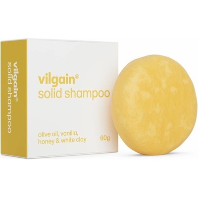 Vilgain Tuhý šampón olivový olej, vanilka, med & biely íl 60 g