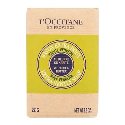 L'Occitane Shea Butter Verbena Extra Gentle Soap tuhé mydlo 250 g