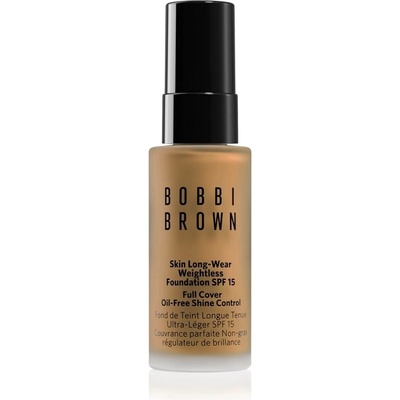 Bobbi Brown Mini Skin Long-Wear Weightless Foundation dlhotrvajúci make-up SPF15 Warm Honey 13 ml