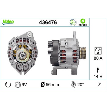 Alternátor VALEO 436476