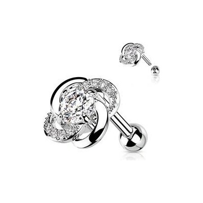 Šperky4U cartilage piercing do ucha CP1085-ST