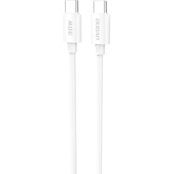Dudao Кабел Dudao L4C, USB-C към USB-C, 30W, 1.2m, бял (L4C 1,2m)