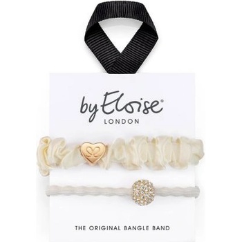 By Eloise London Set Elegant Ivory комплект ластици за коса