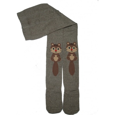Aura.Via GHN6786 dětské punčocháče veverka