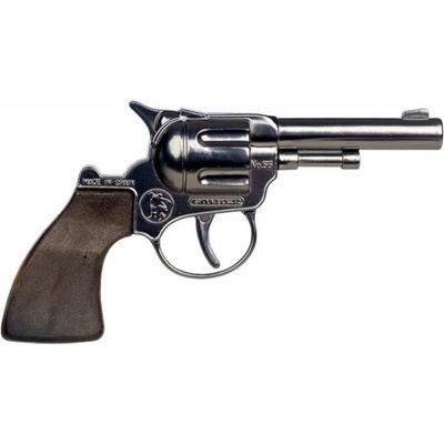 Alltoys revolver kovbojský stříbrný kovový 12 ran