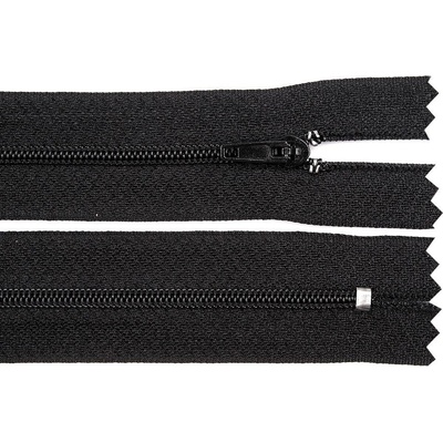 Spirálový zip No 3 délka 20 cm pinlock, malé, 332 černá