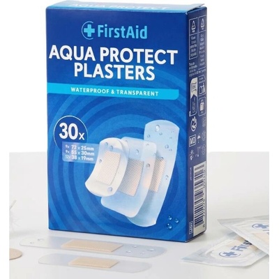 FirstAid First Aid Aqua Protect: Neviditelný štít proti vodě i při sportu 30 ks