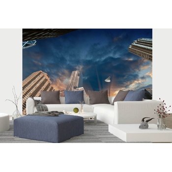 DIMEX ART s. r. o Самозалепваща се флизелинова фототапета небостъргачи в манхатън 375 x 250 см