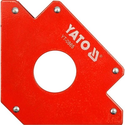 YATO úhelník magnetický ke svařování 34 kg s otvorem YT-0865