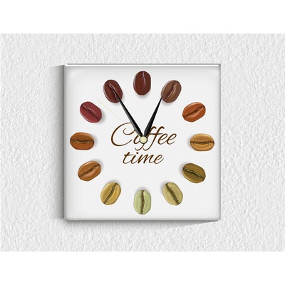 Стъклен стенен часовник 046