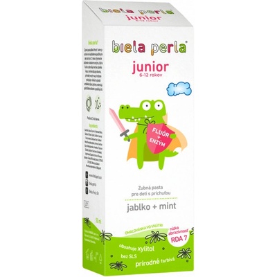 Biela perla Detská junior jablko + mint 6 - 12 rokov 50 ml